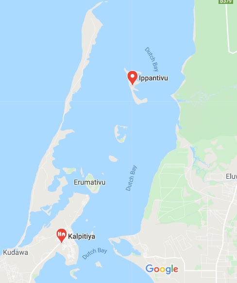 Lage der Insel Ippantivu