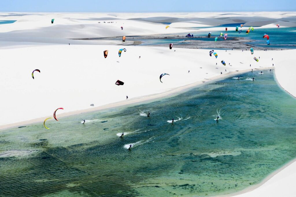 where are located the best spots to kite
