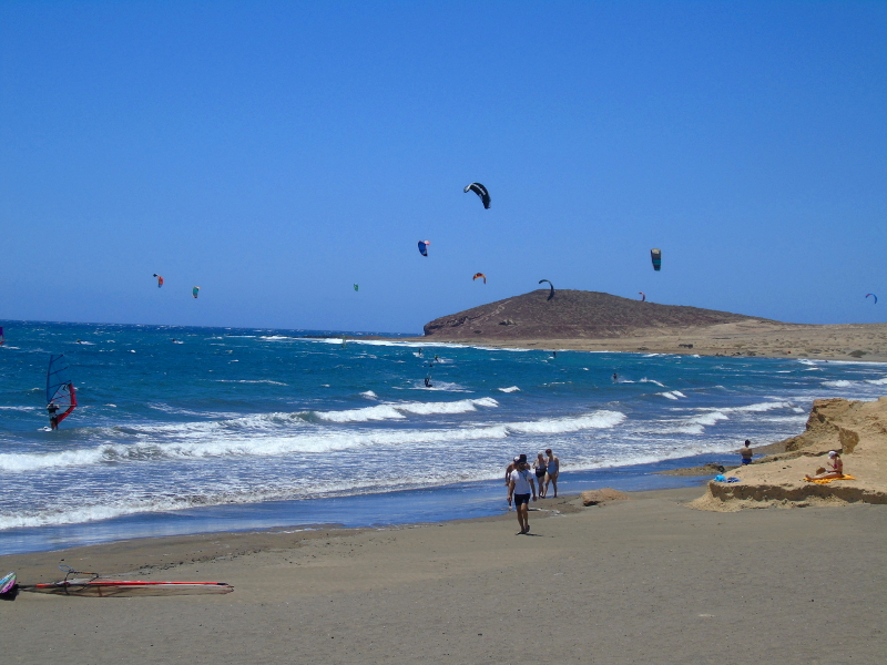 The medano, an excelent kite destination in the world