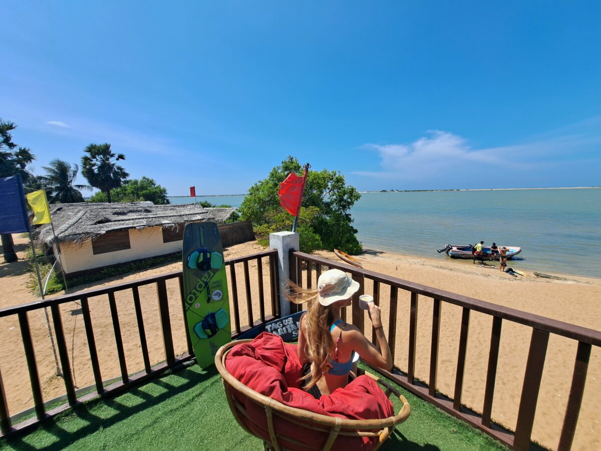 Kitesurfing Sri Lanka Kitesurfing Sri Lanka — Margarita Kite School Kalpitiya lagoon