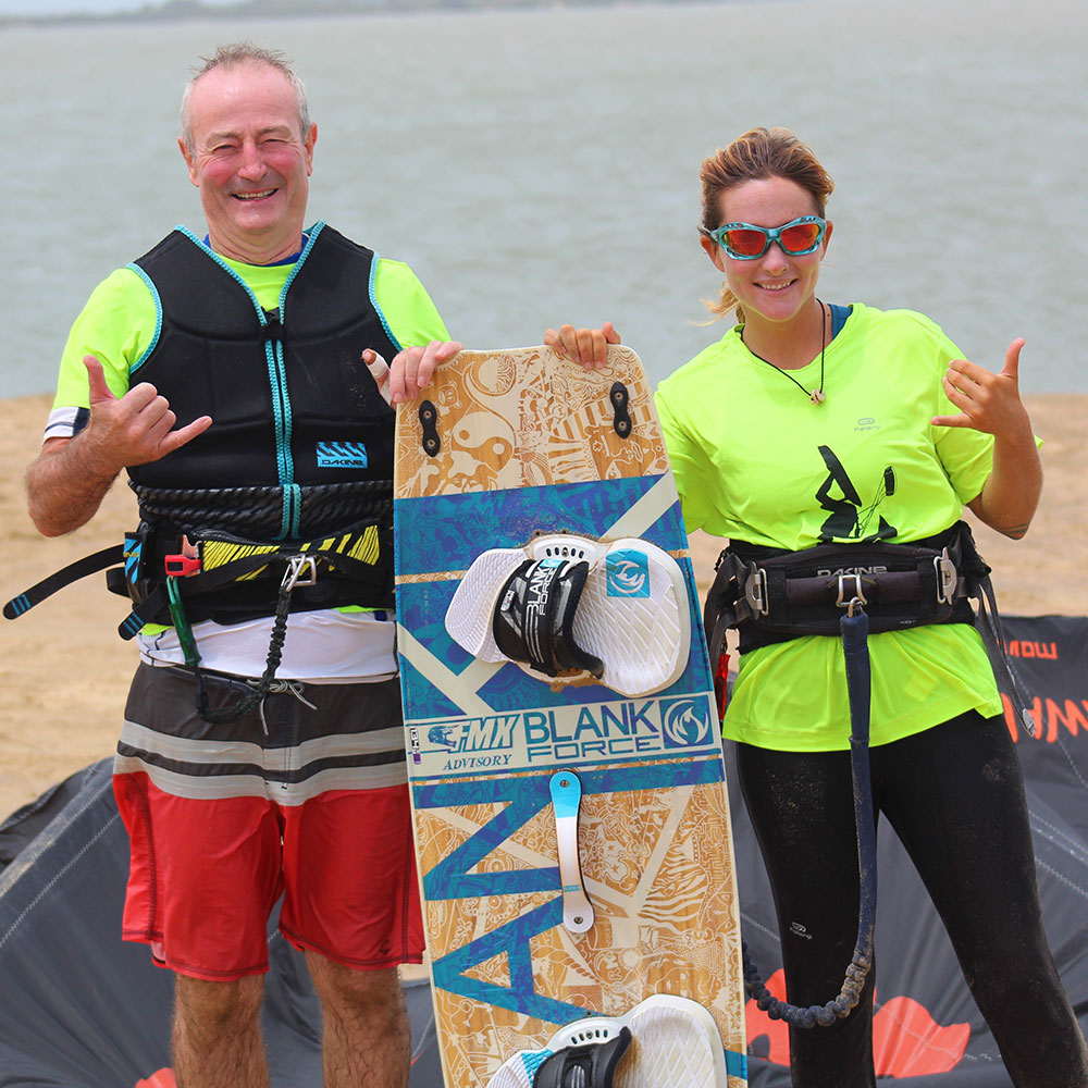 Kom kitesurfen leren in Kalpitiya Kitesurfen in Kalpitiya