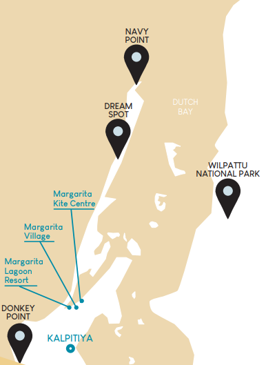 Camp de kitesurf à Kalpitiya