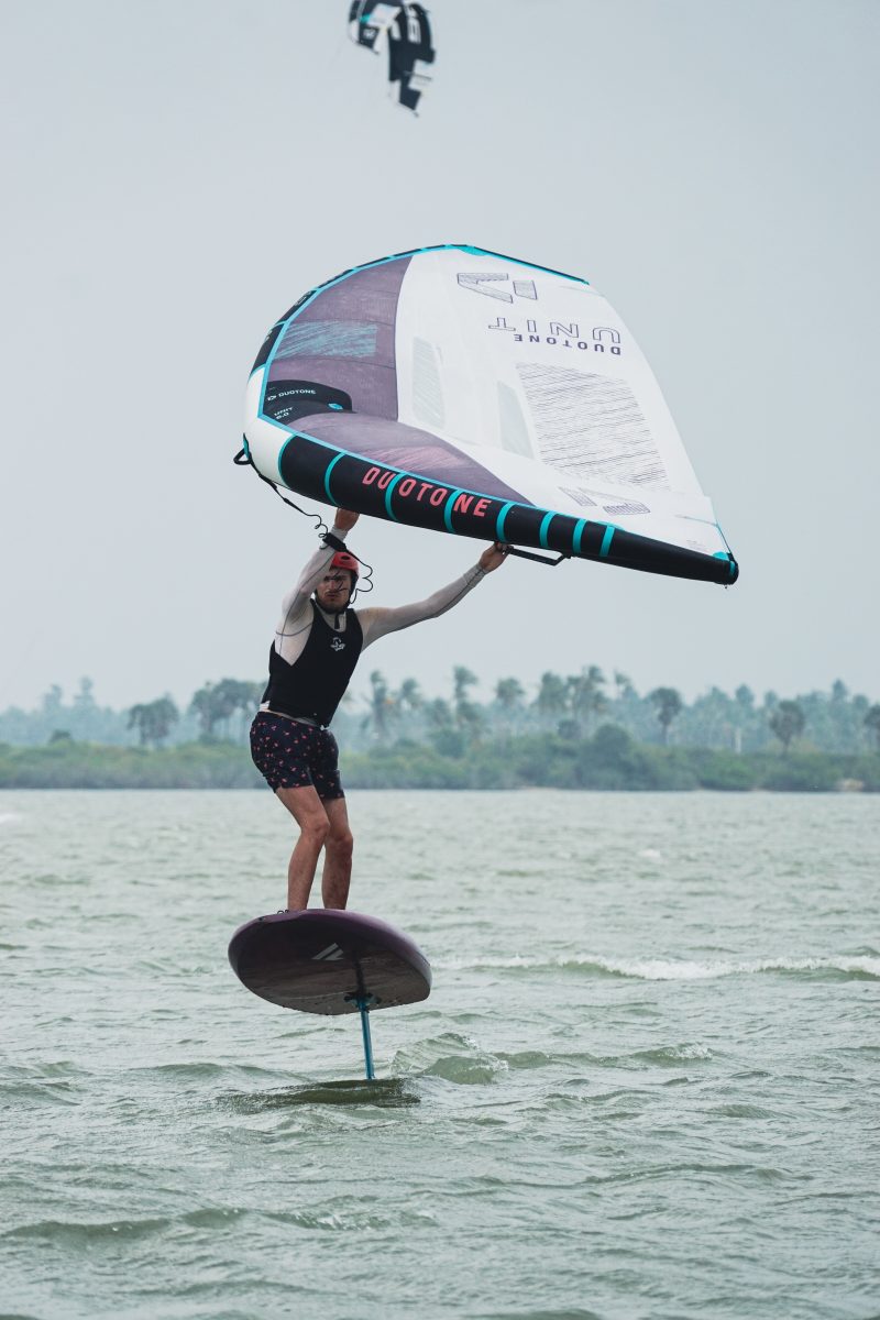 Kalpitiya lagoon wingfoil spot Sri Lanka — flat water foiling