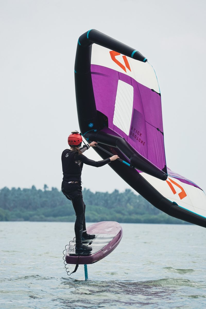 Wingfoil equipment rental Kalpitiya Sri Lanka — Eleveight wings and foilboards