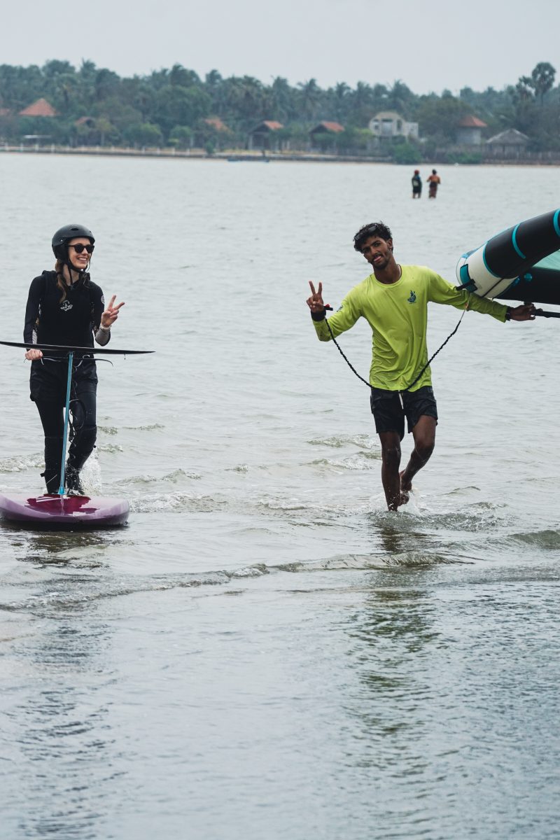 Wingfoil- und Wingsurf-Progression in Sri Lanka