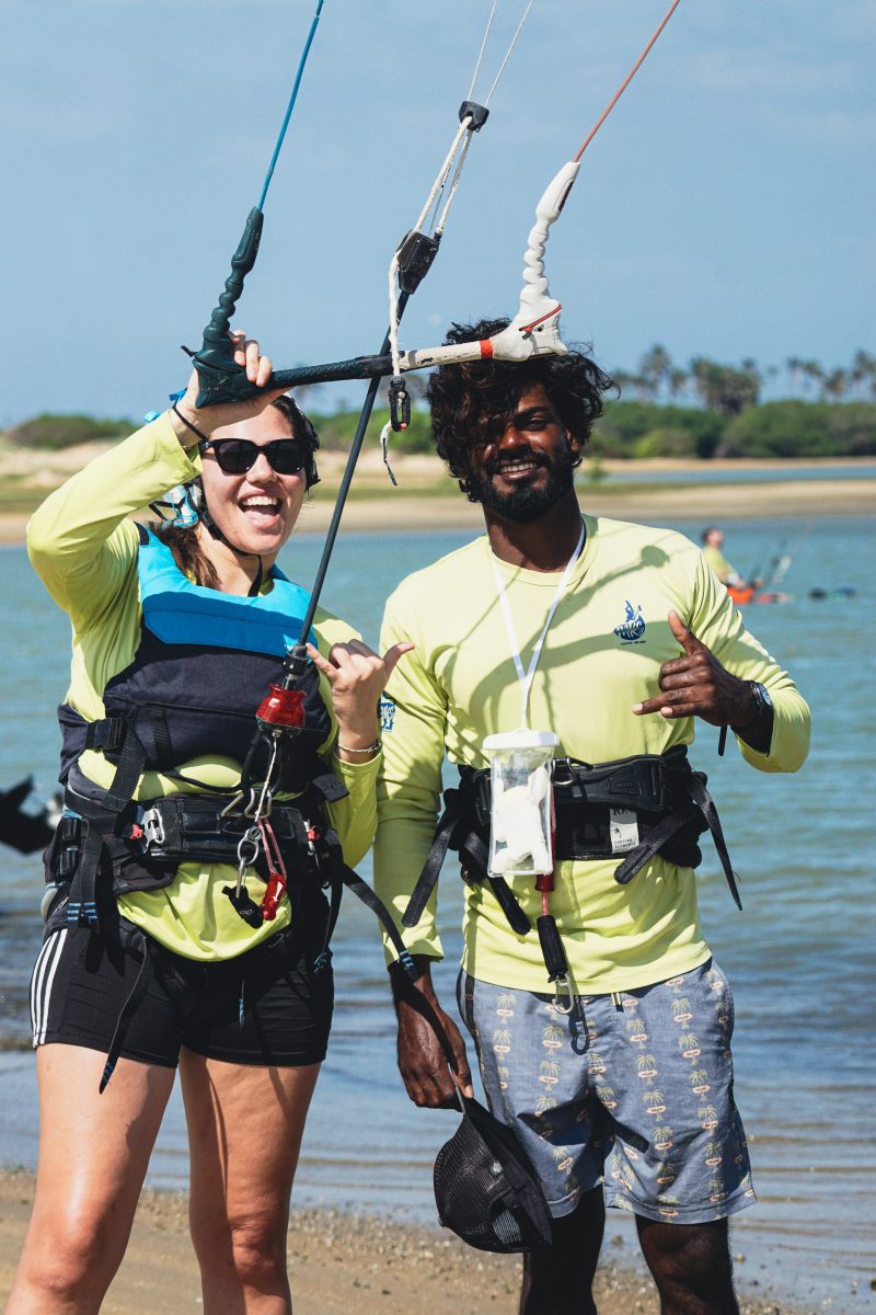 Kalpitiya lagoon kitesurfing landscape — Margarita Kite School Sri Lanka