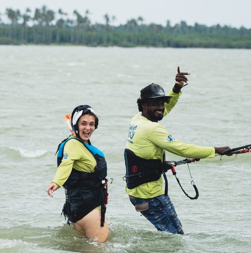Safran — senior kitesurf instructor Margarita Kite School Sri Lanka