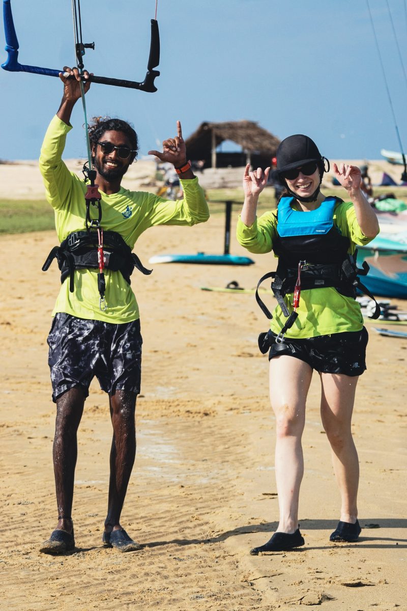 Kitesurf lesson Kalpitiya Sri Lanka